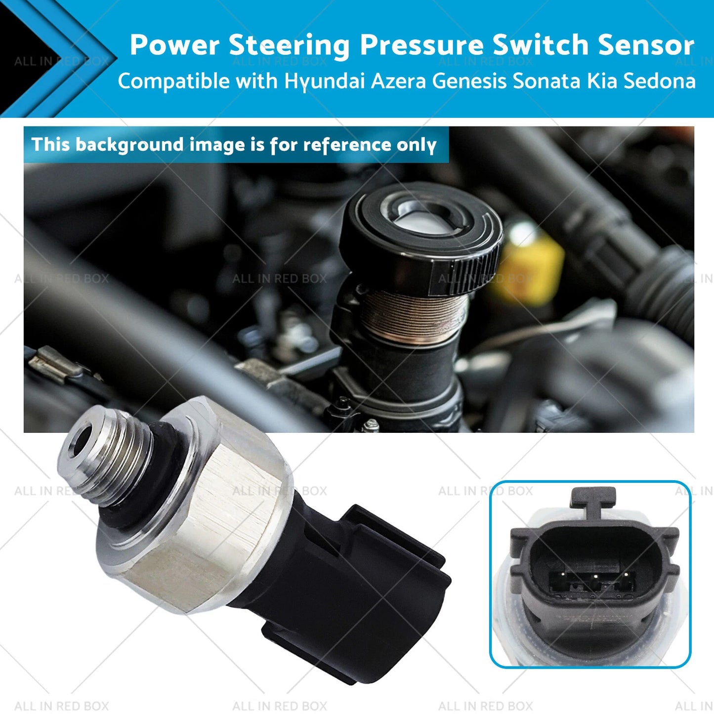 Power Steering Pressure Switch Sensor for Hyundai Azera Genesis Sonata (2006-2015)