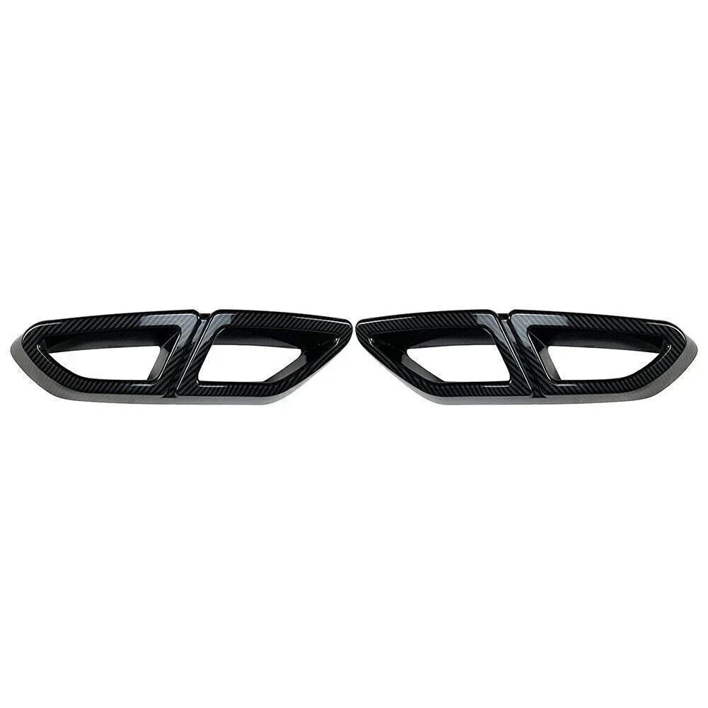 Carbon Fiber Rear Exhaust Muffler Tail Pipe Cover for VW Passat (16-19)