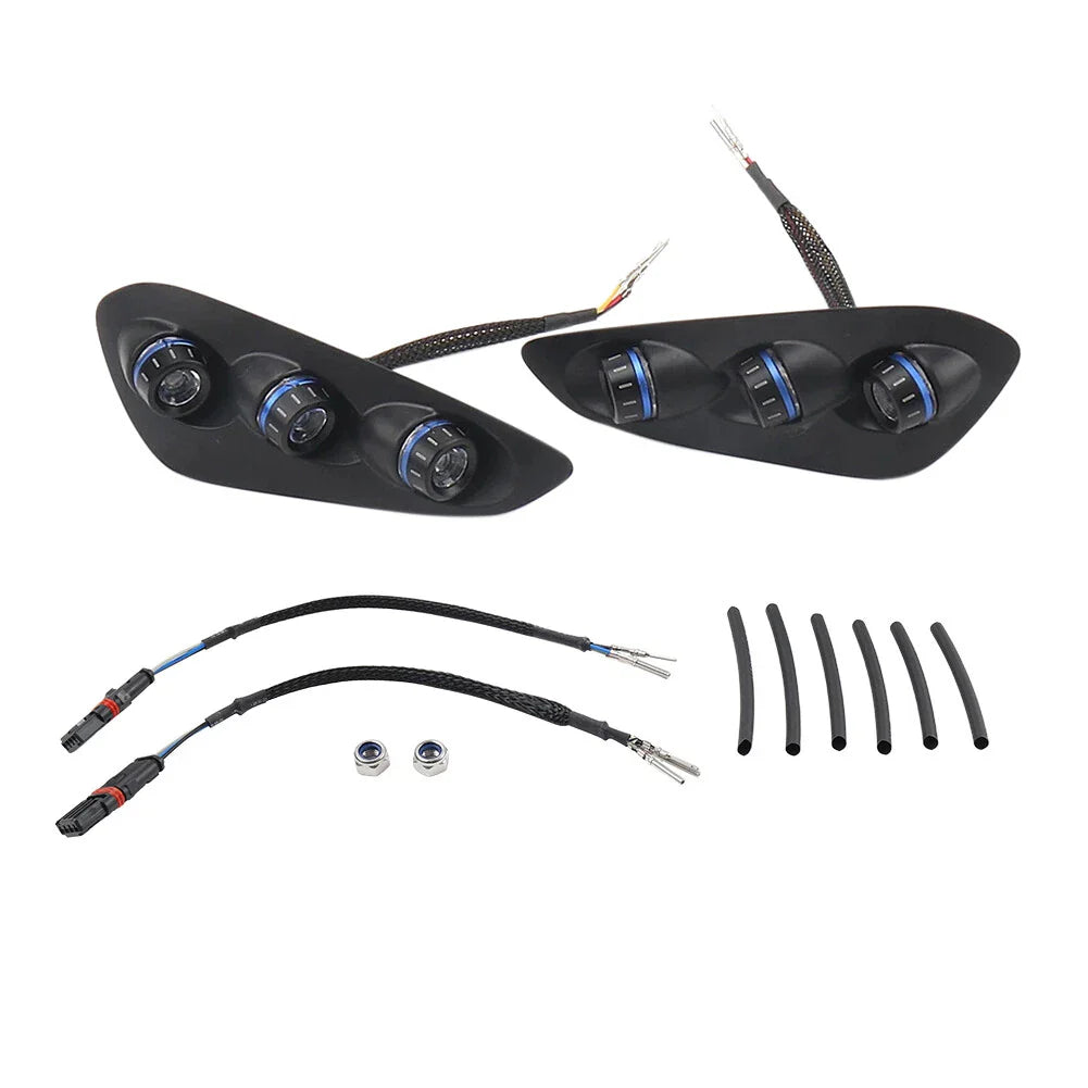 Blue Integrated Tail Light Rear Turn Signal for BMW S1000RR (2023-2024)