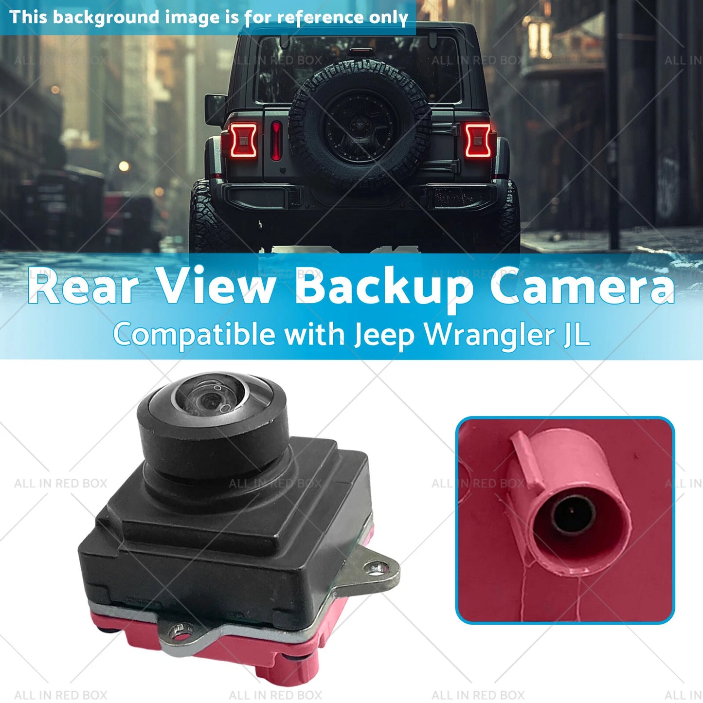 Rear View Backup Camera for Jeep Wrangler JL (2018-2023)
