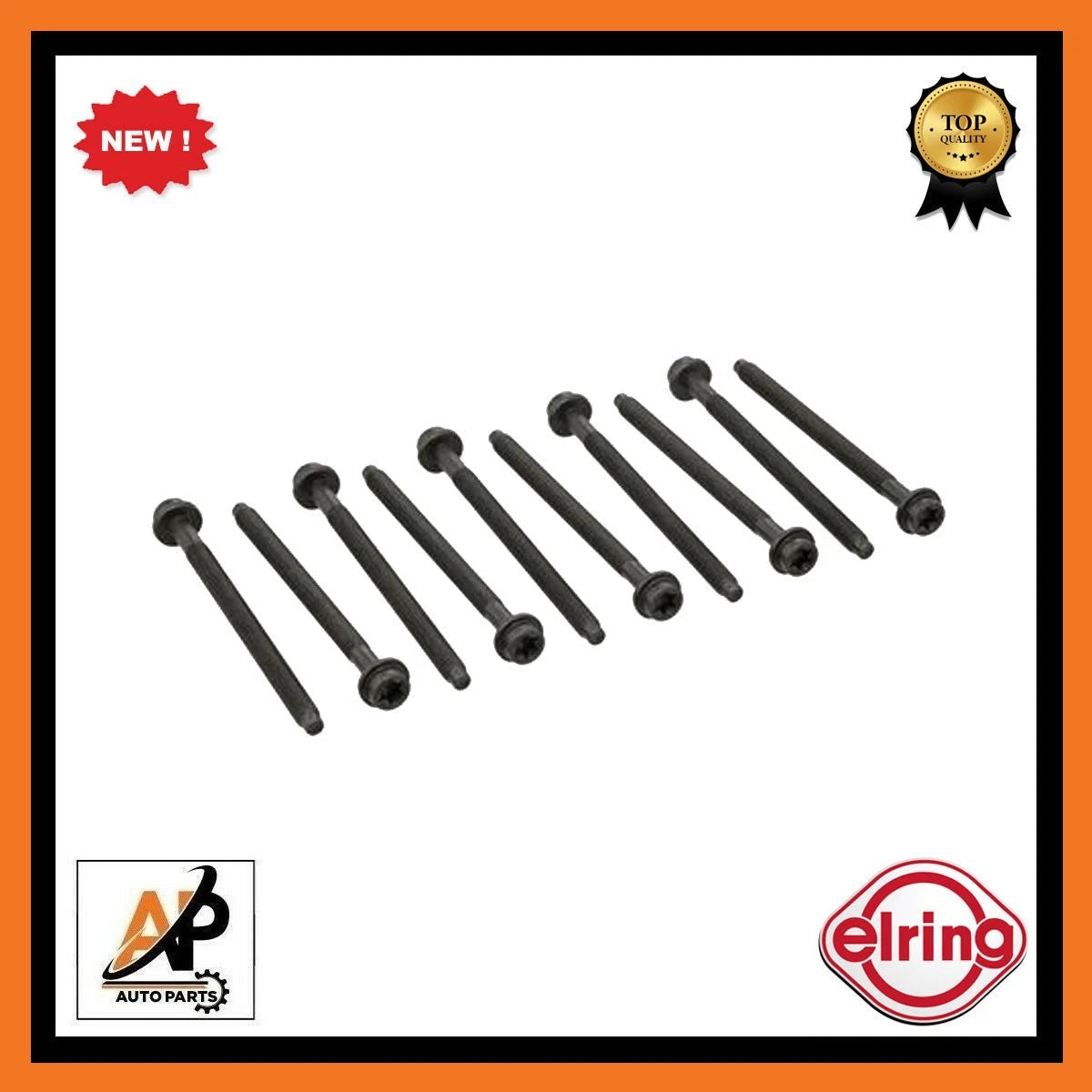 Cylinder Head Bolt Set for Ford C154CSG () (1985–1989)