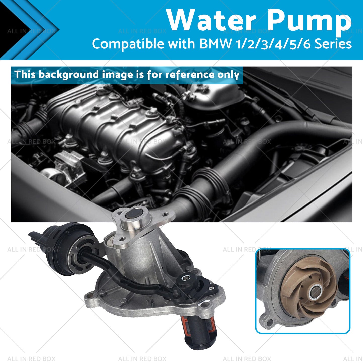 Water Coolant Pump for BMW F23 F36 420i 430i 530i (2012-2020)