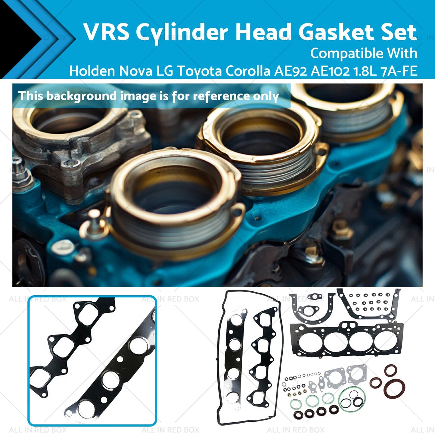 VRS Cylinder Head Gasket Set for Holden Nova, Toyota Corolla (1993-1997)