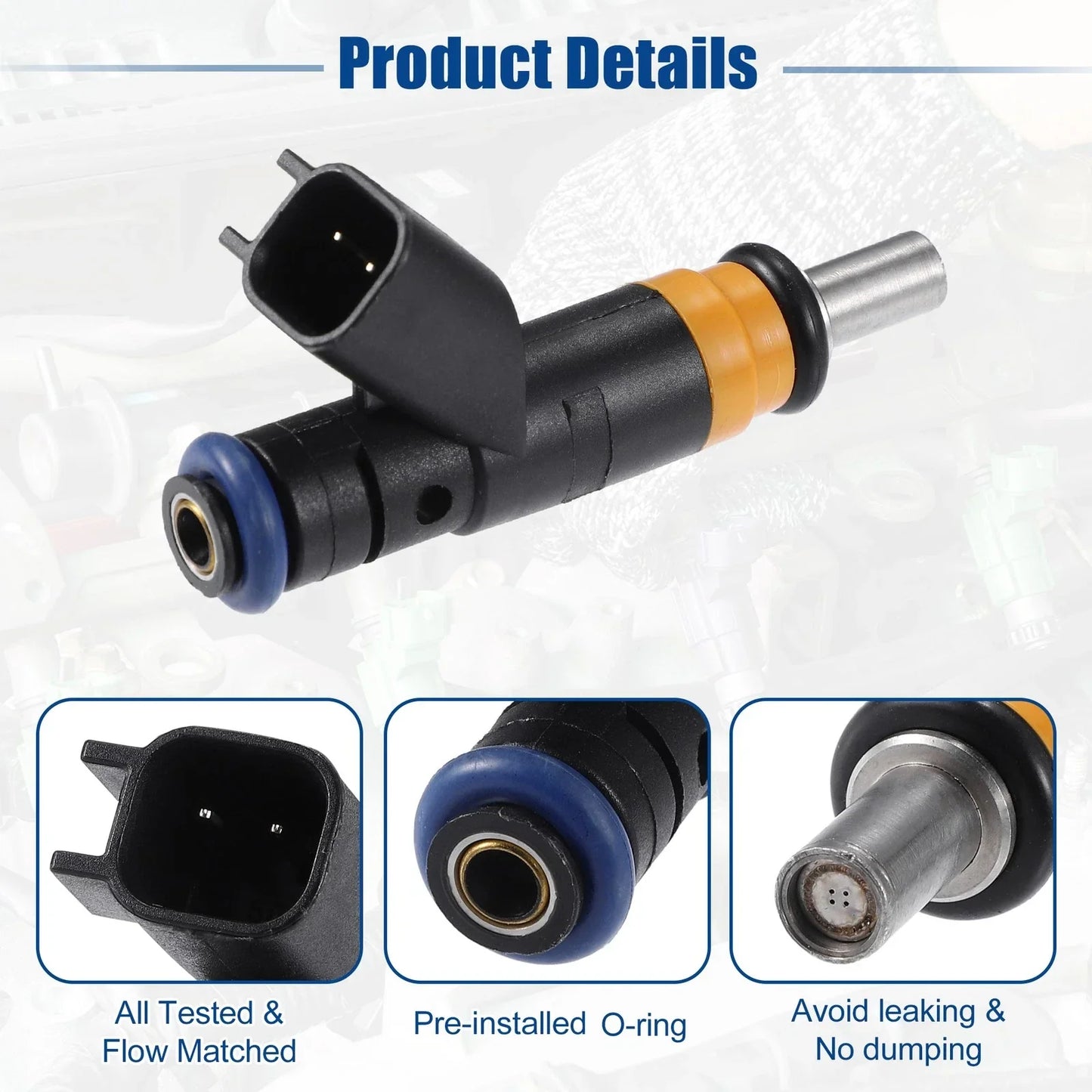Fuel Injector Nozzle for Dodge Charger 5.7L (2006-2018) - 2 x Replacement Nozzles