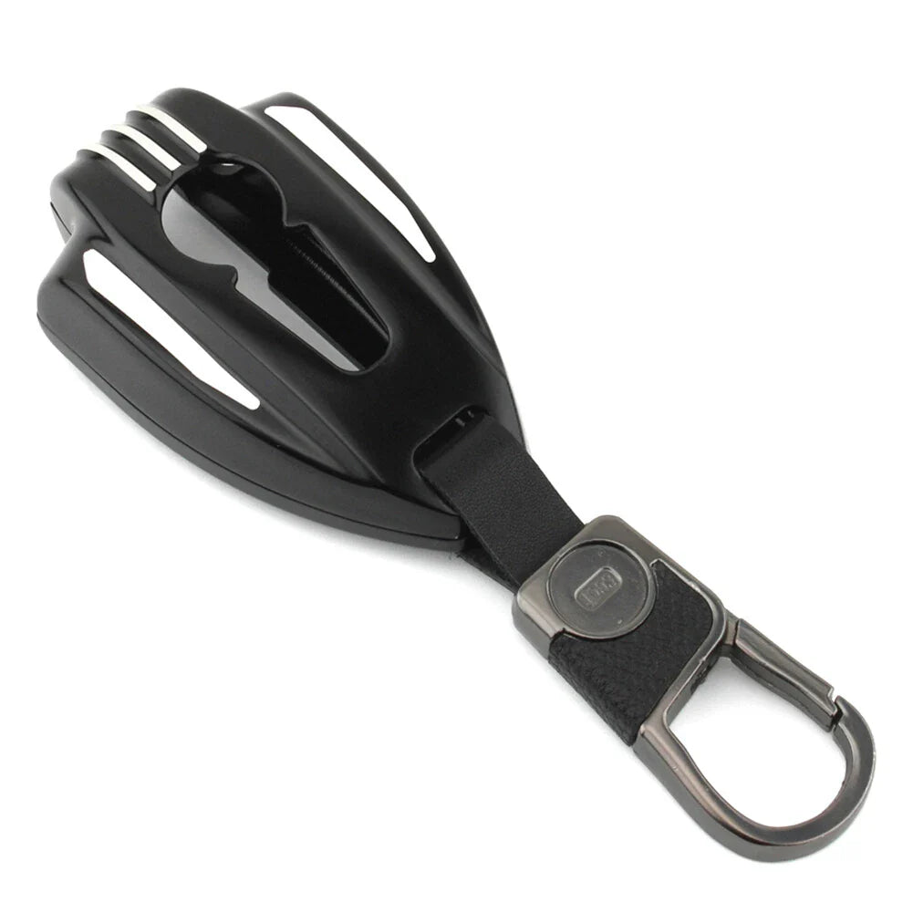Black Moto Key Case Cover for BMW R18 Classic Bagger (2020-2023)