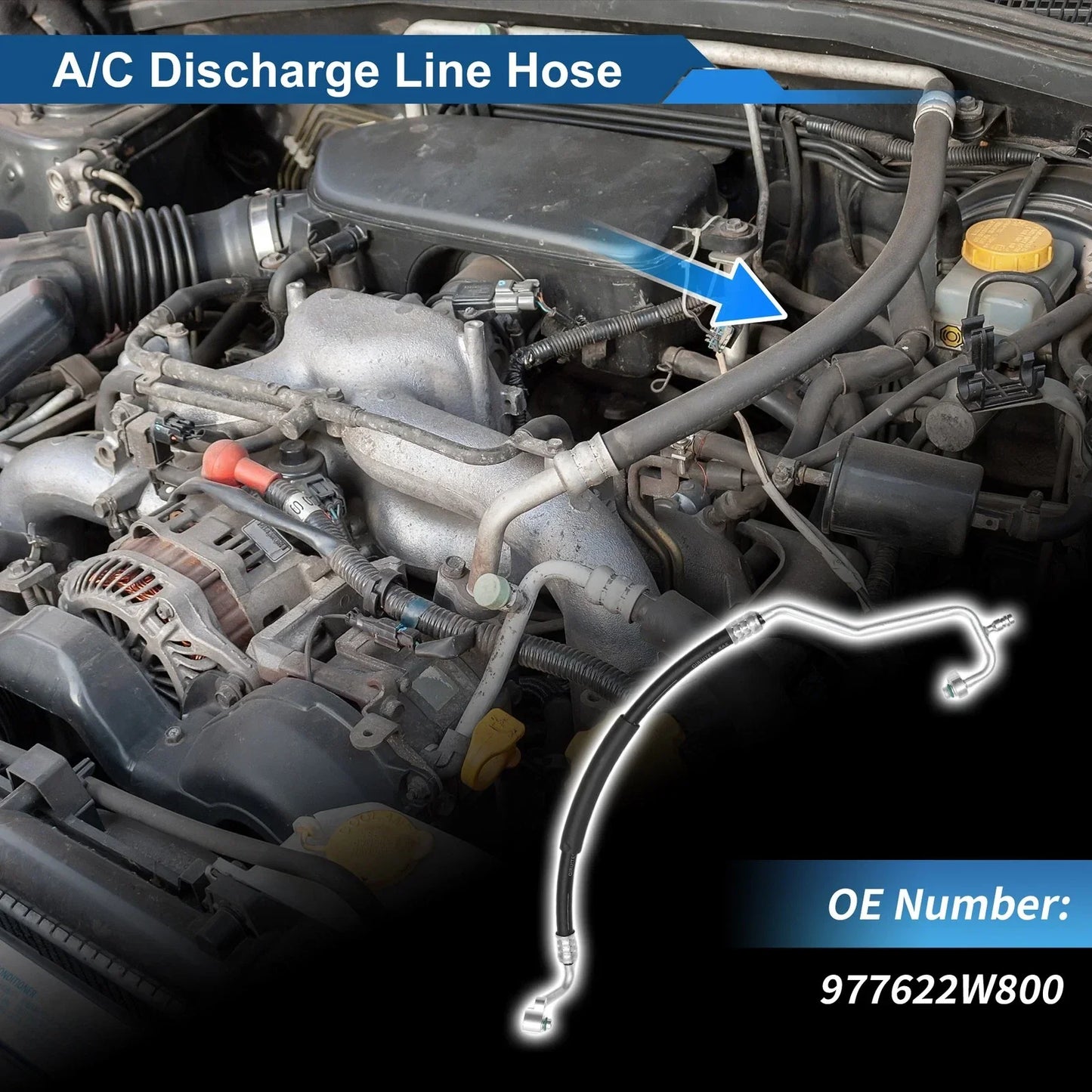 A/C Refrigerant Liquid Hose for Hyundai Santa Fe (2013-2018)