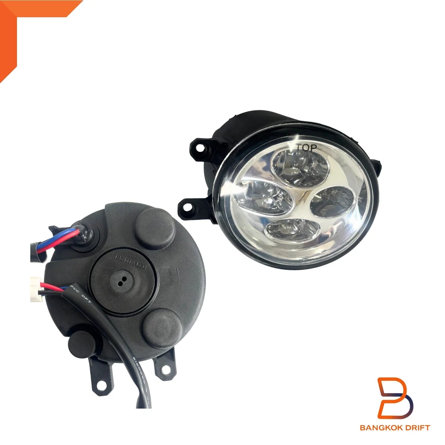 LED Fog Light Lamp Kit for Toyota Yaris Sedan (2007-2013) Covers & Switch