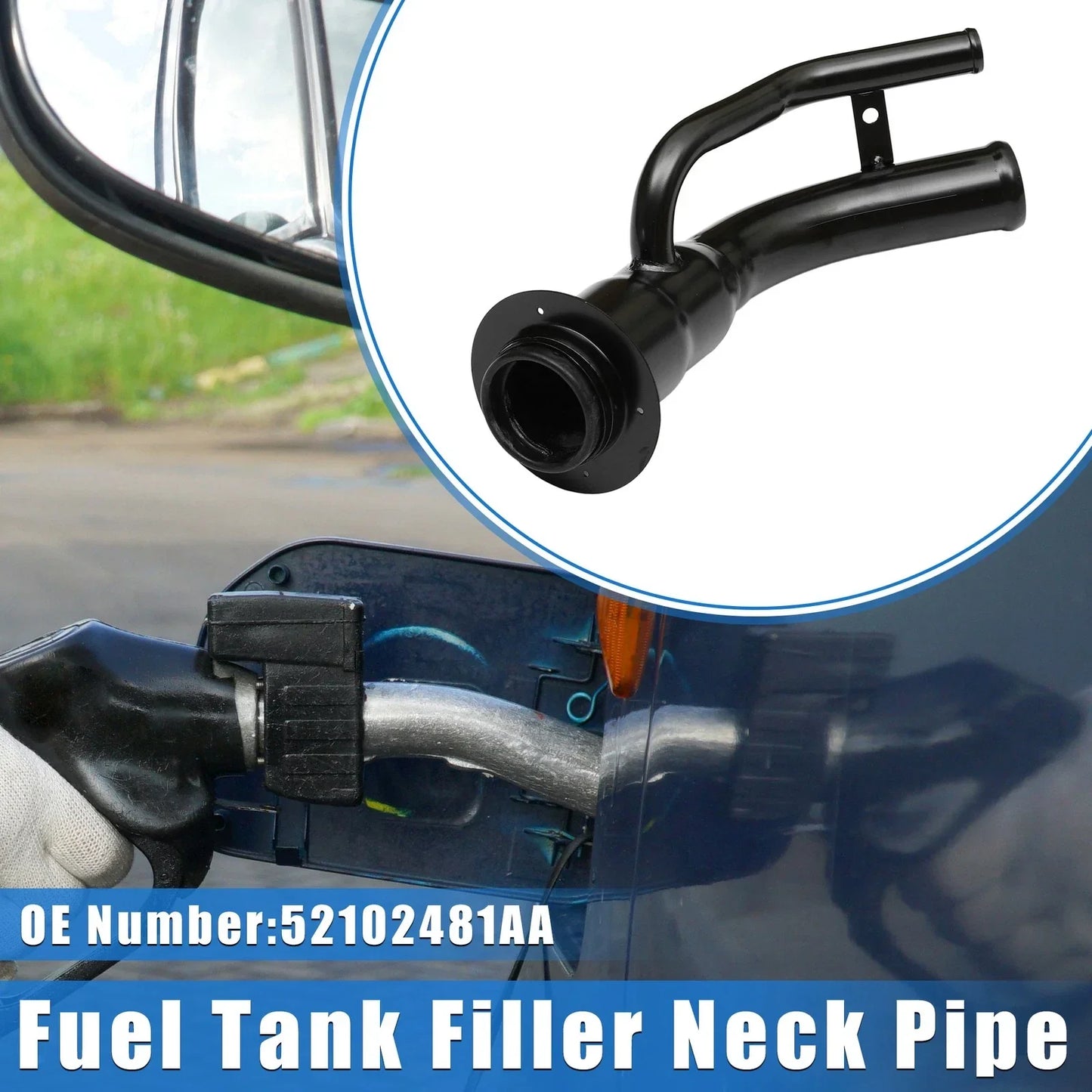 Fuel Tank Filler Neck for Dodge Dakota 2001-2003 Rear Tank Filler Tube