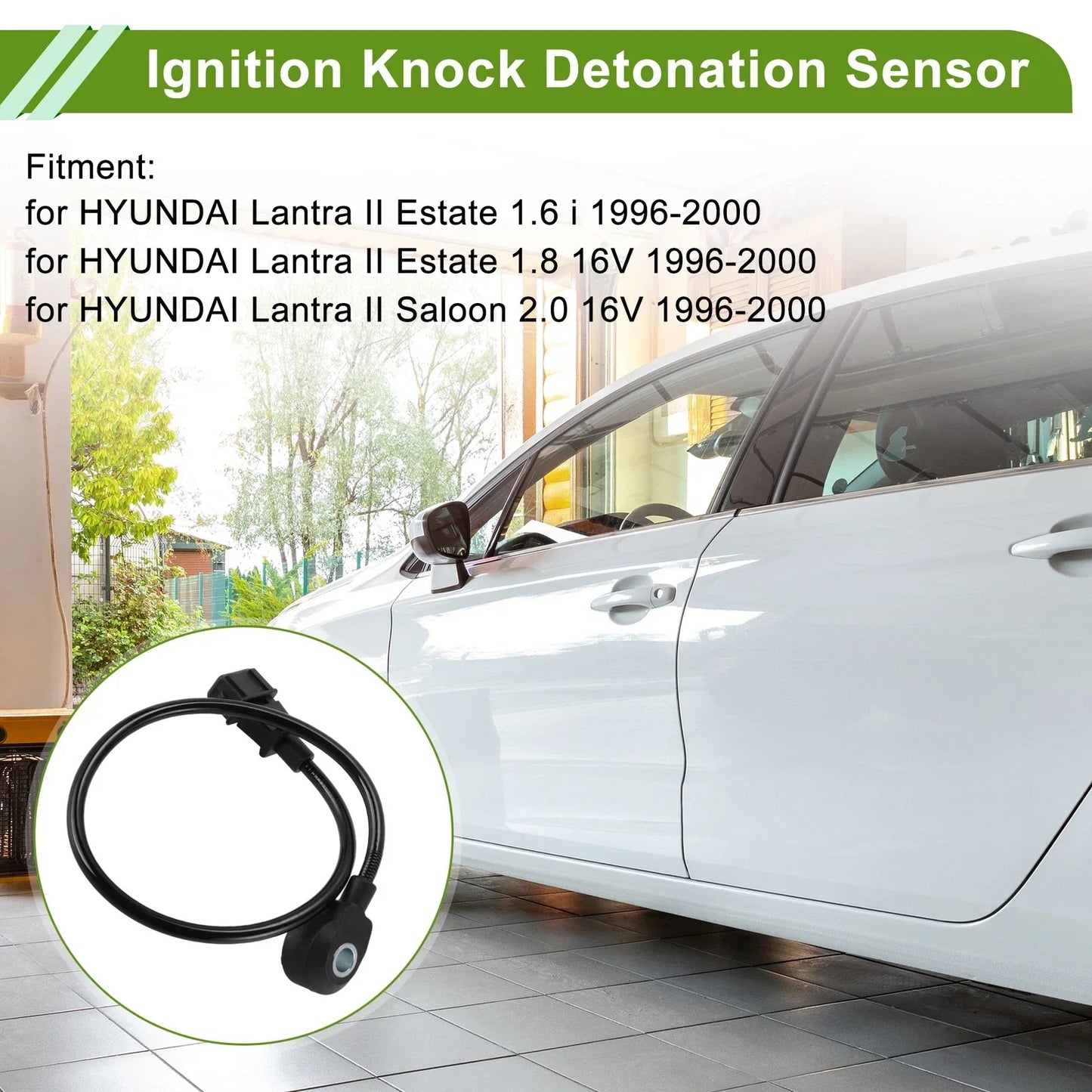 Ignition Knock Detonation Sensor for Hyundai Lantra II (1996-2000)