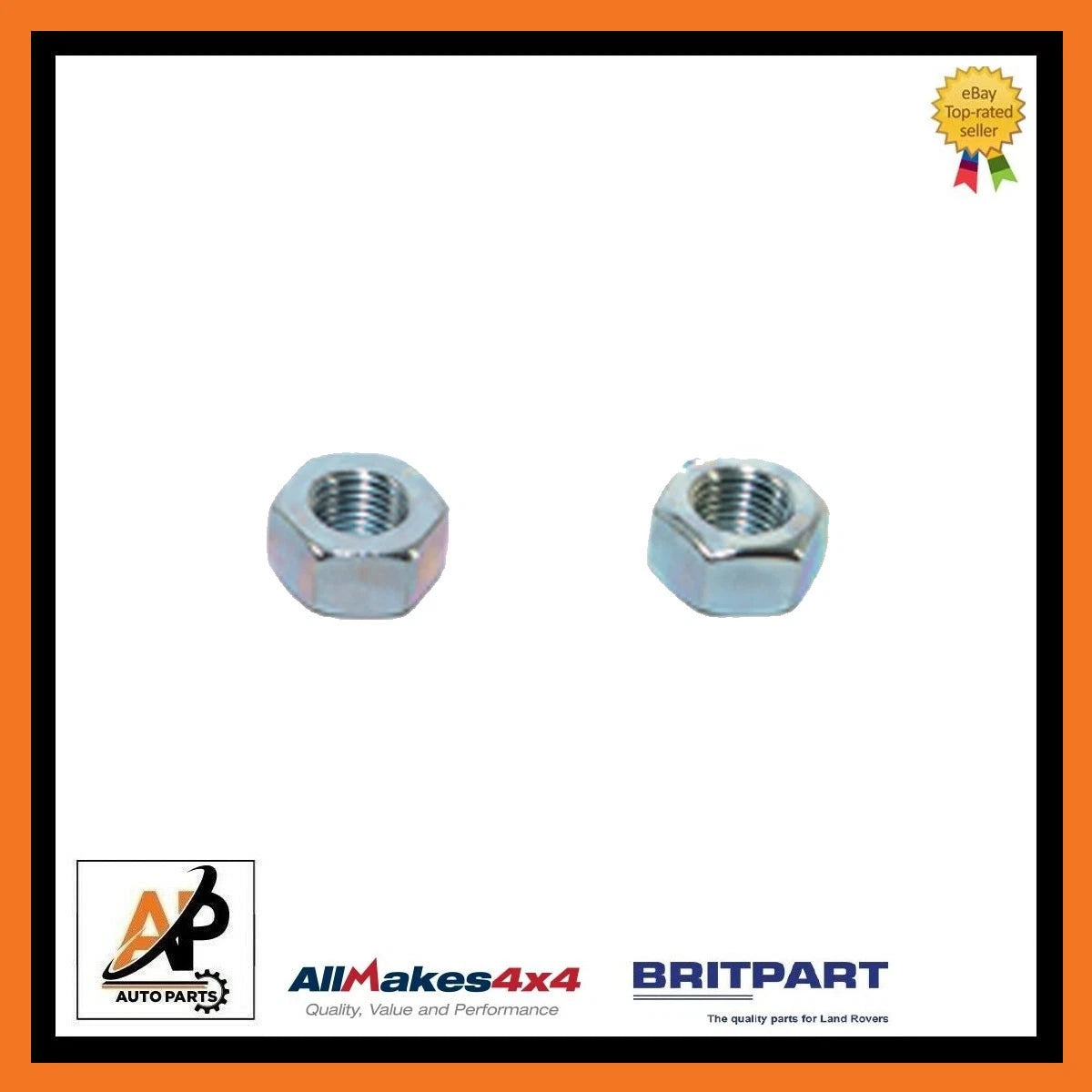 (2X) Door Top Fixing Nuts OEM Replacement for Land Rover Series 2 (1958–1971)
