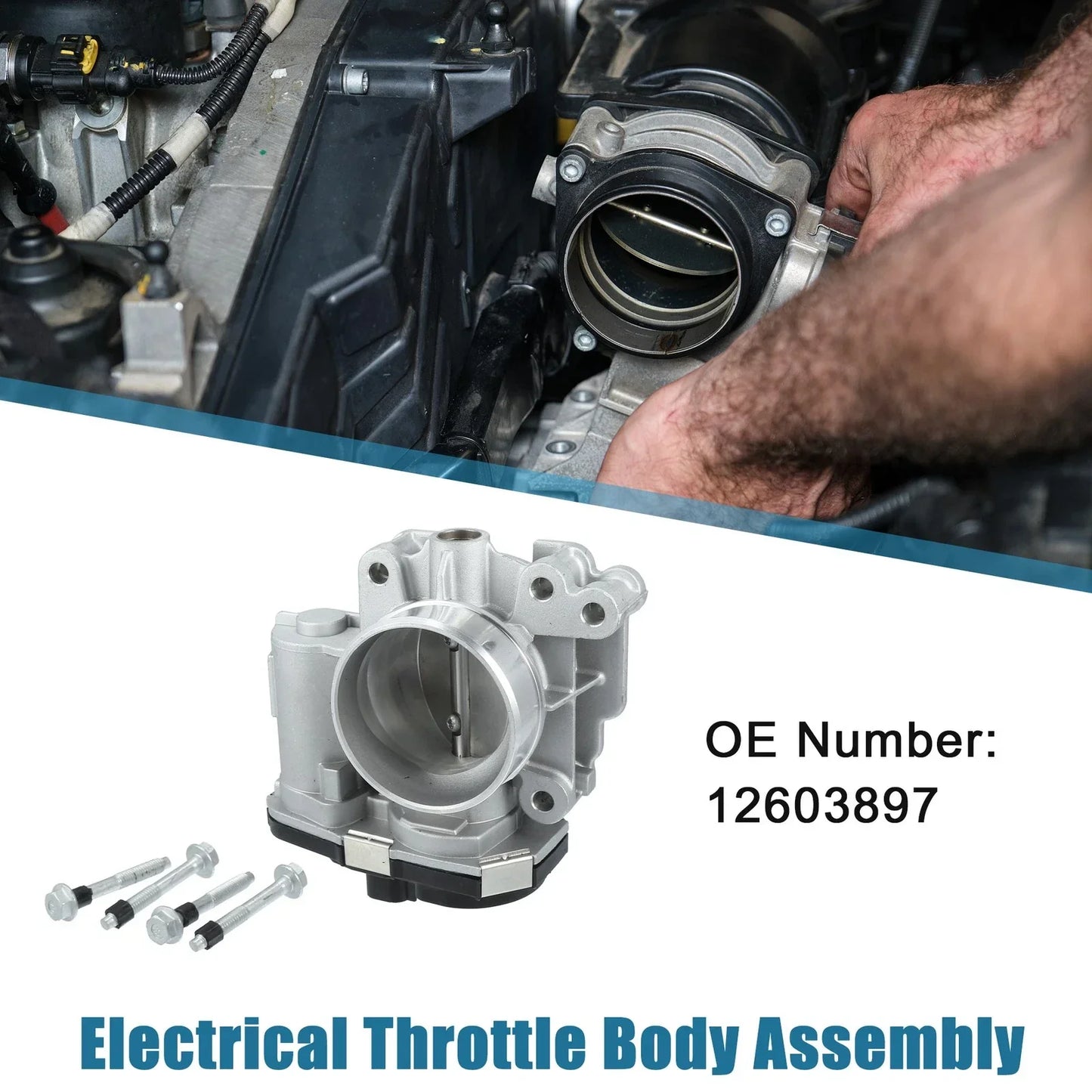Throttle Body Assembly for Chevy Cobalt L4 2.2L (2007-2010)
