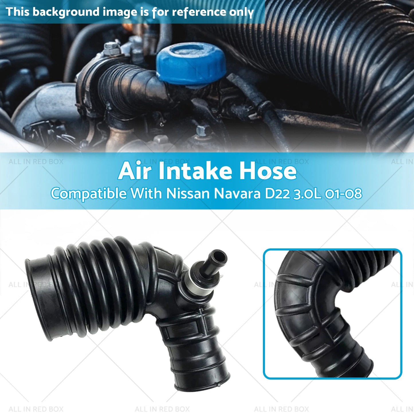 Air Intake Hose Pipe for Nissan Navara D22 Diesel 3.0L ZD30DDT (2001-2008)