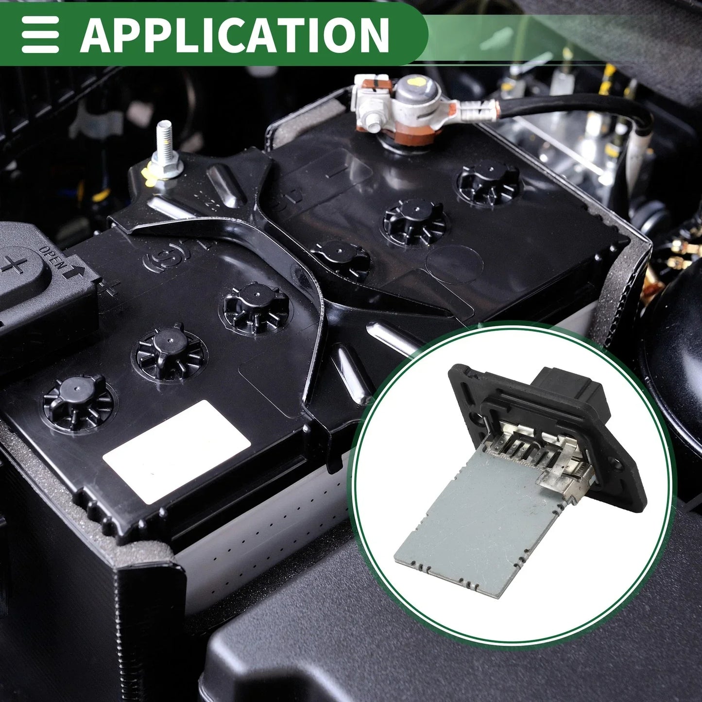 HVAC Blower Motor Resistor for Hyundai Terracan, Kia Sorento (2001-2009)