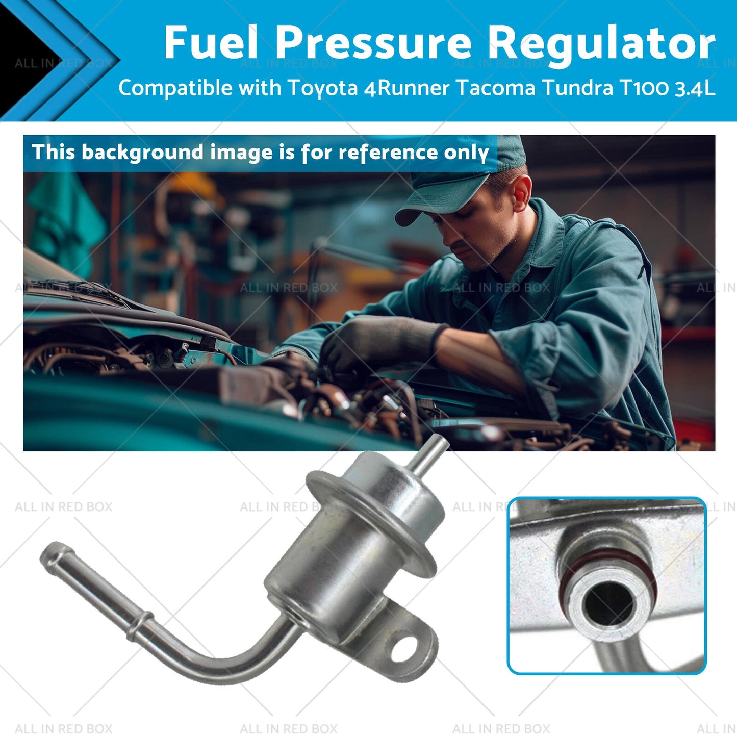 Fuel Pressure Regulator for Toyota 4Runner Tacoma Tundra T100 3.4L (1995-2004)