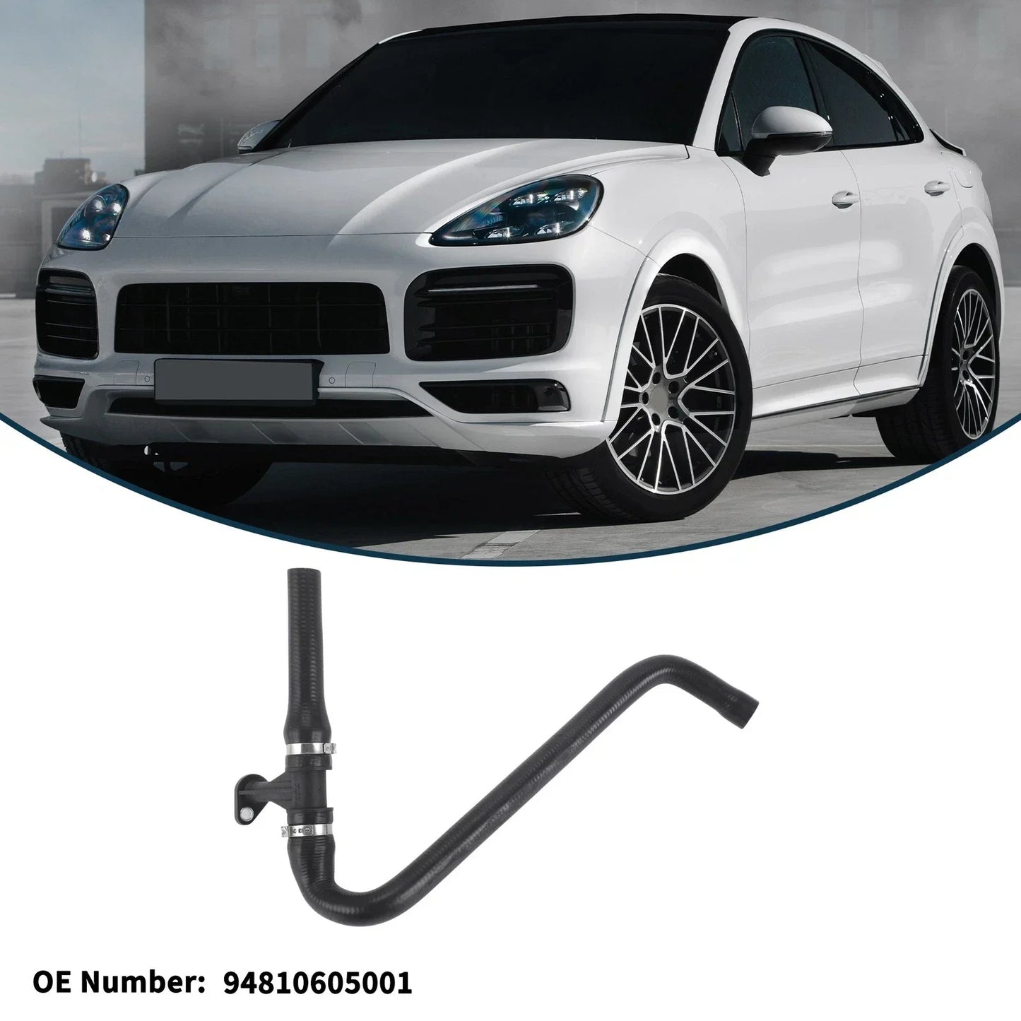 Radiator Hose for Porsche Cayenne 2002-2006 Coolant Pipe (2002-2006)