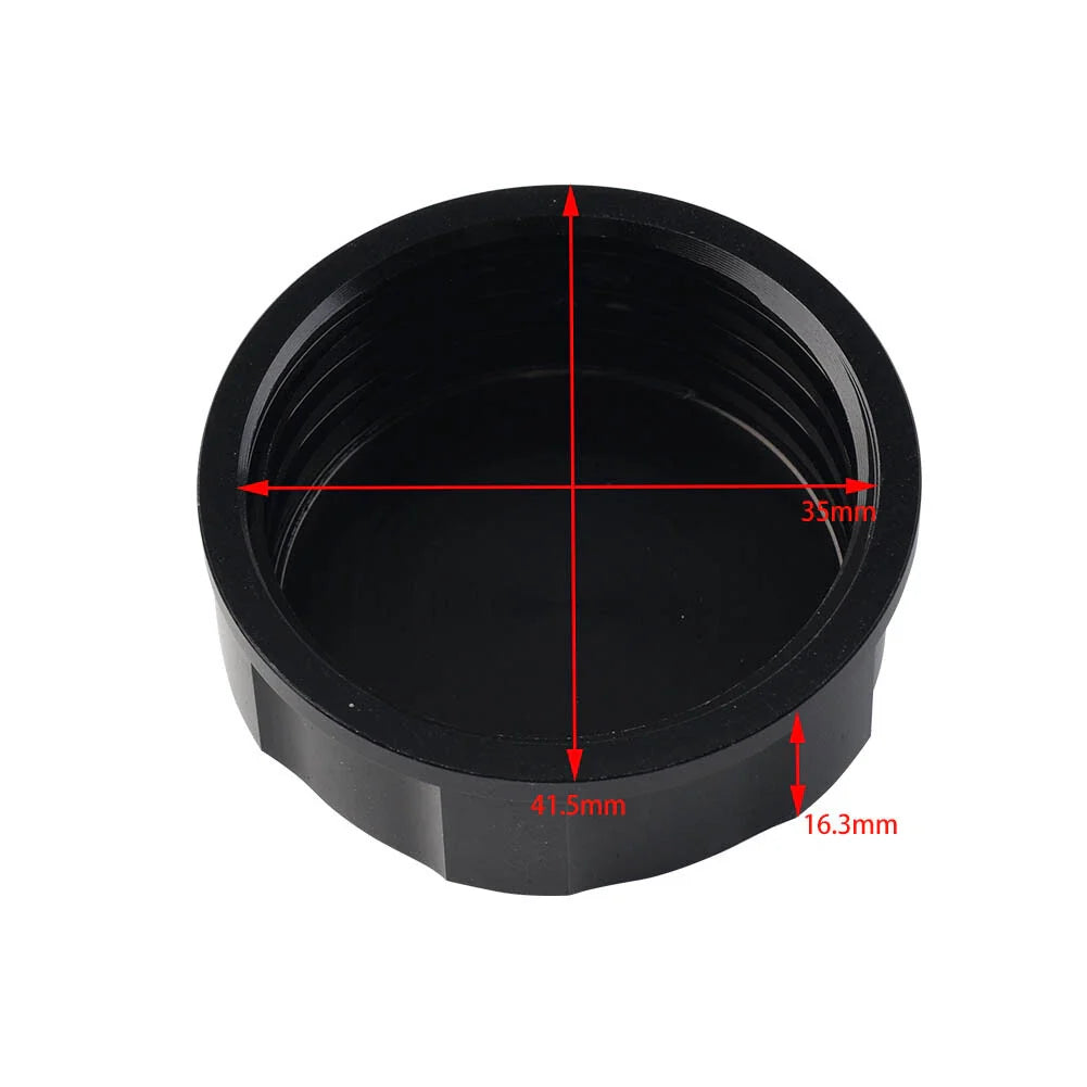 Black Rear Brake Fluid Reservoir Cover for Yamaha XSR125 XSR700 XSR155 XSR900