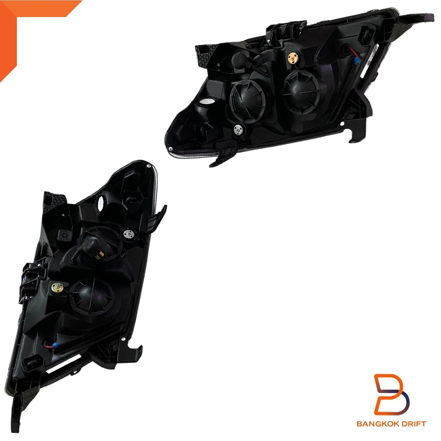 Chrome LED Projector Headlights for Toyota Hilux MK6 Vigo Pickup (05-11)