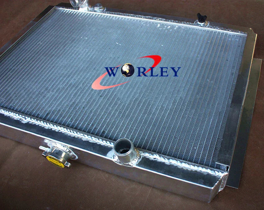5 Row Aluminum Radiator + Fan for Mitsubishi Starion Turbo (1982-1989)