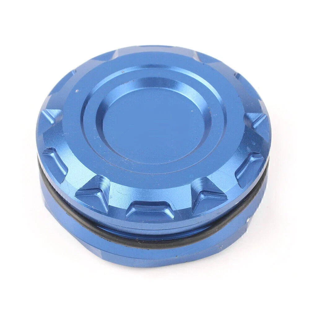 37MM CNC Rear Brake Fluid Reservoir Guard for Kawasaki Yamaha Suzuki Honda Blue