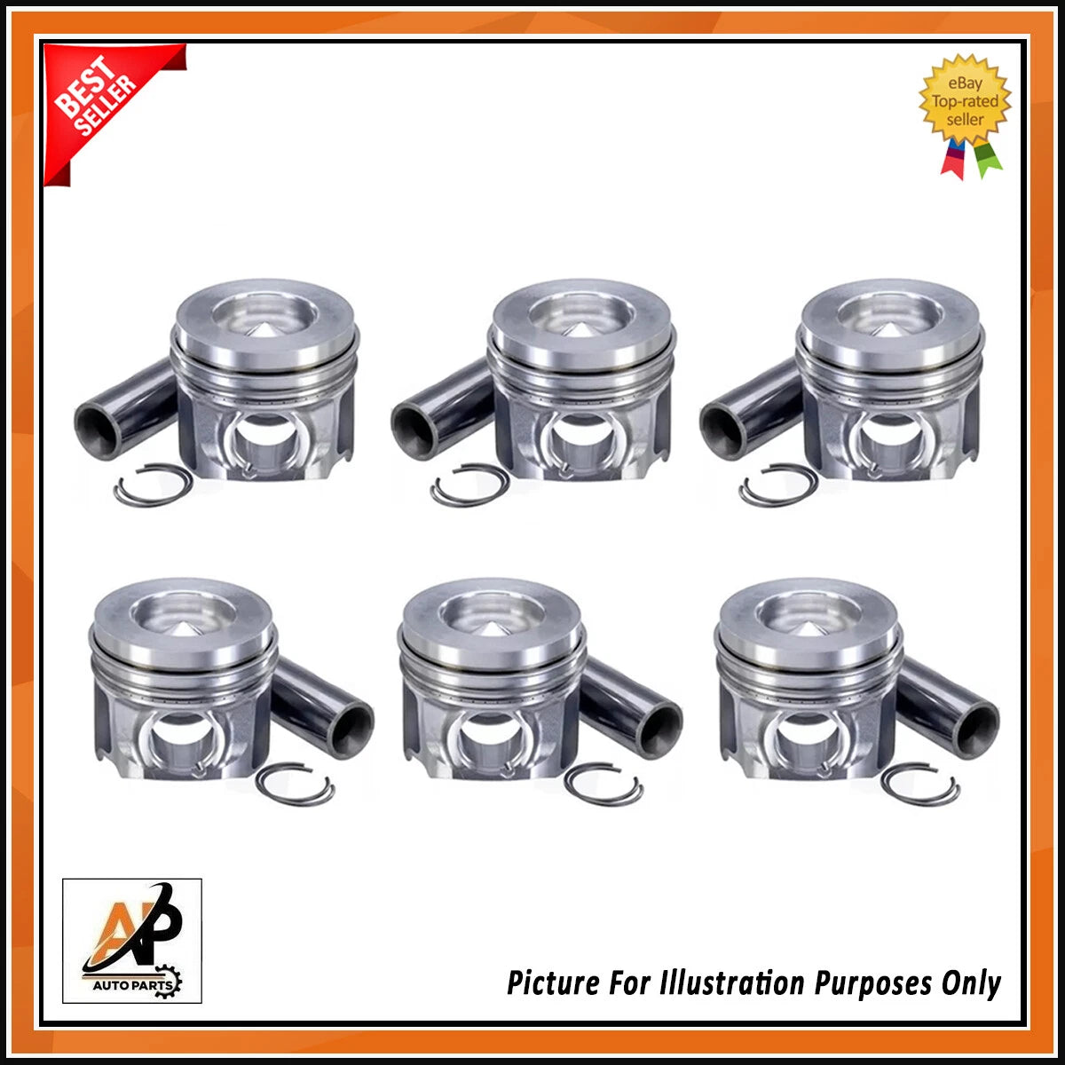 Engine Piston Ring Set for Audi A6 A7 3.0 TDI (2013–2018)