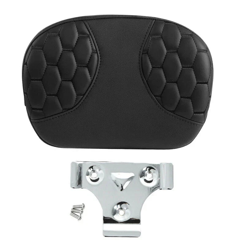 Black Passenger Sissy Bar Backrest for Harley Electra Street Road King (2009-2023)