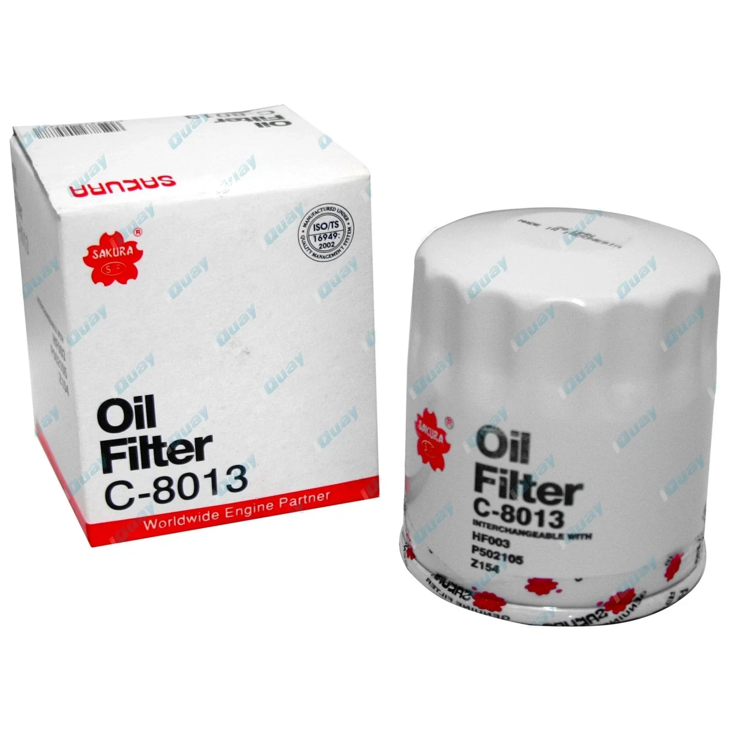 Engine Oil Filter for various Toyota - C8013 intercharge with Z154