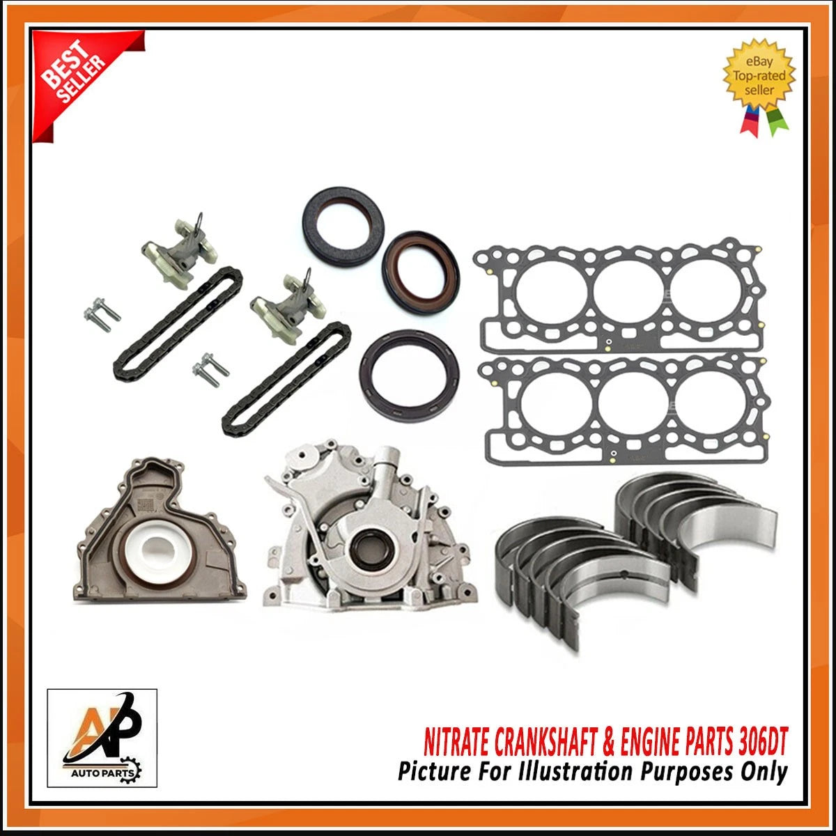 Crankshaft Rebuild Kit for Land Rover Range Rover 306DT 3.0 Diesel (2002–2012)
