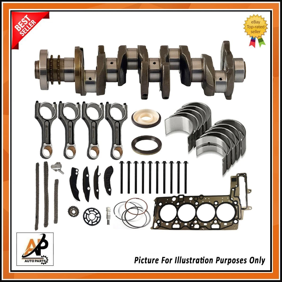 Crankshaft Rebuild Parts Kit for BMW 1 Series E82 2.0 Diesel (2007–2013)