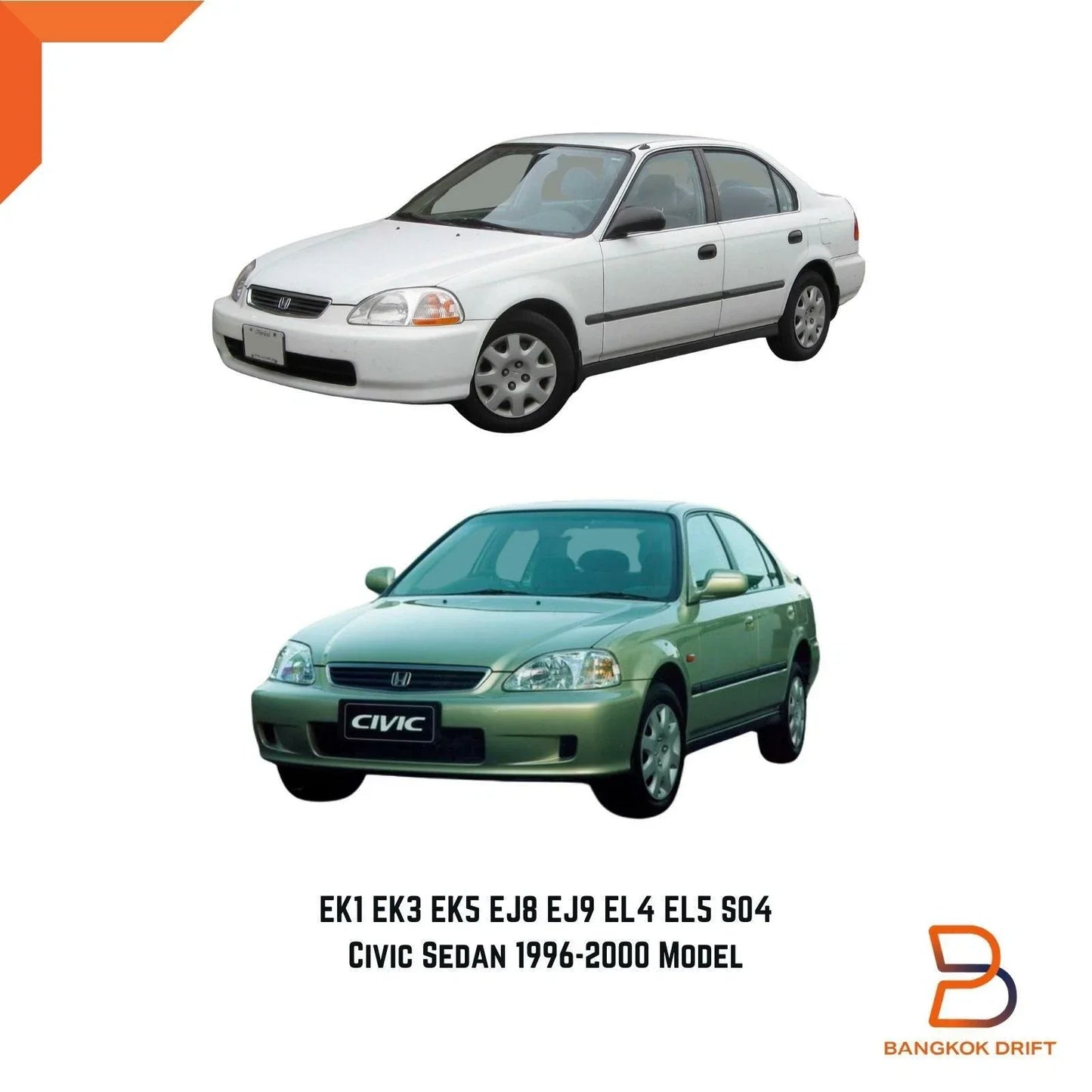 Windshield Rubber Seal Molding for Honda Civic 4D Sedan (1996-2000)