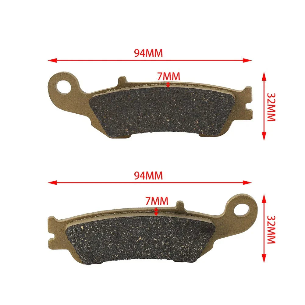 Front Brake Pads for Yamaha YZ125 YZ250 YZ450F YZ250F (2007-2021) - Pair