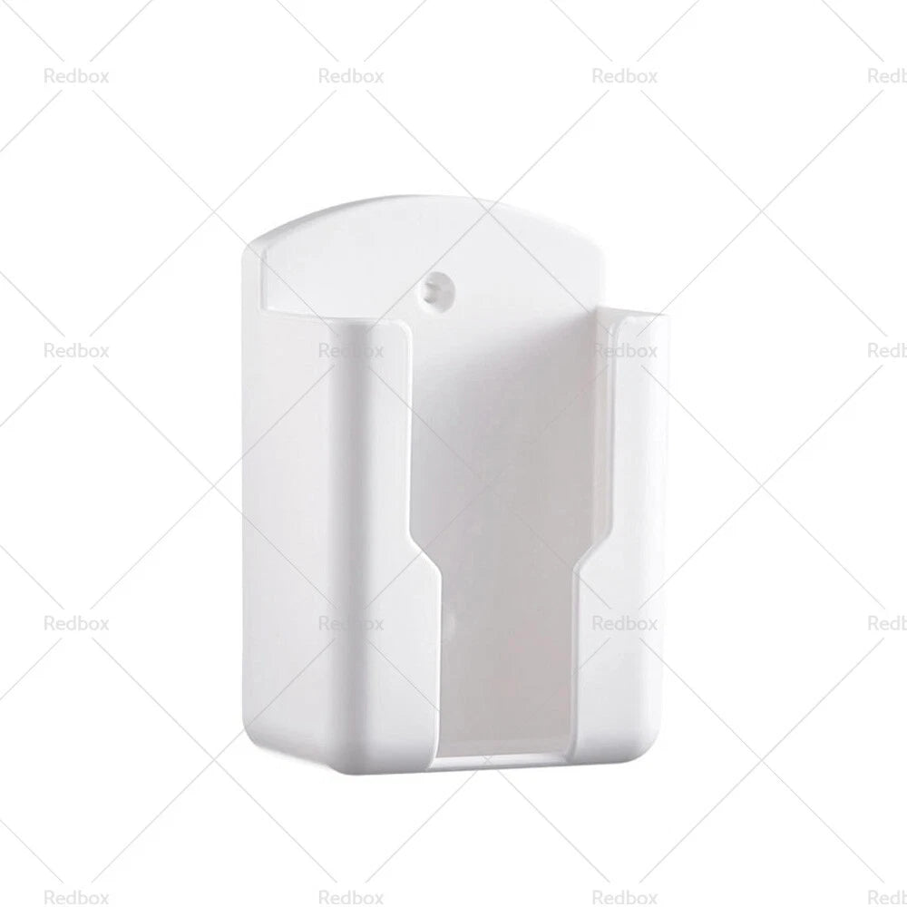 Universal White Air Conditioner Remote Control Holder Wall-Mounted Cover