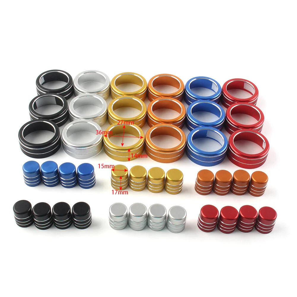 Knob Ring Cover Trim for Honda Civic 11th (2022- ) & CRV (2023-2024) Orange
