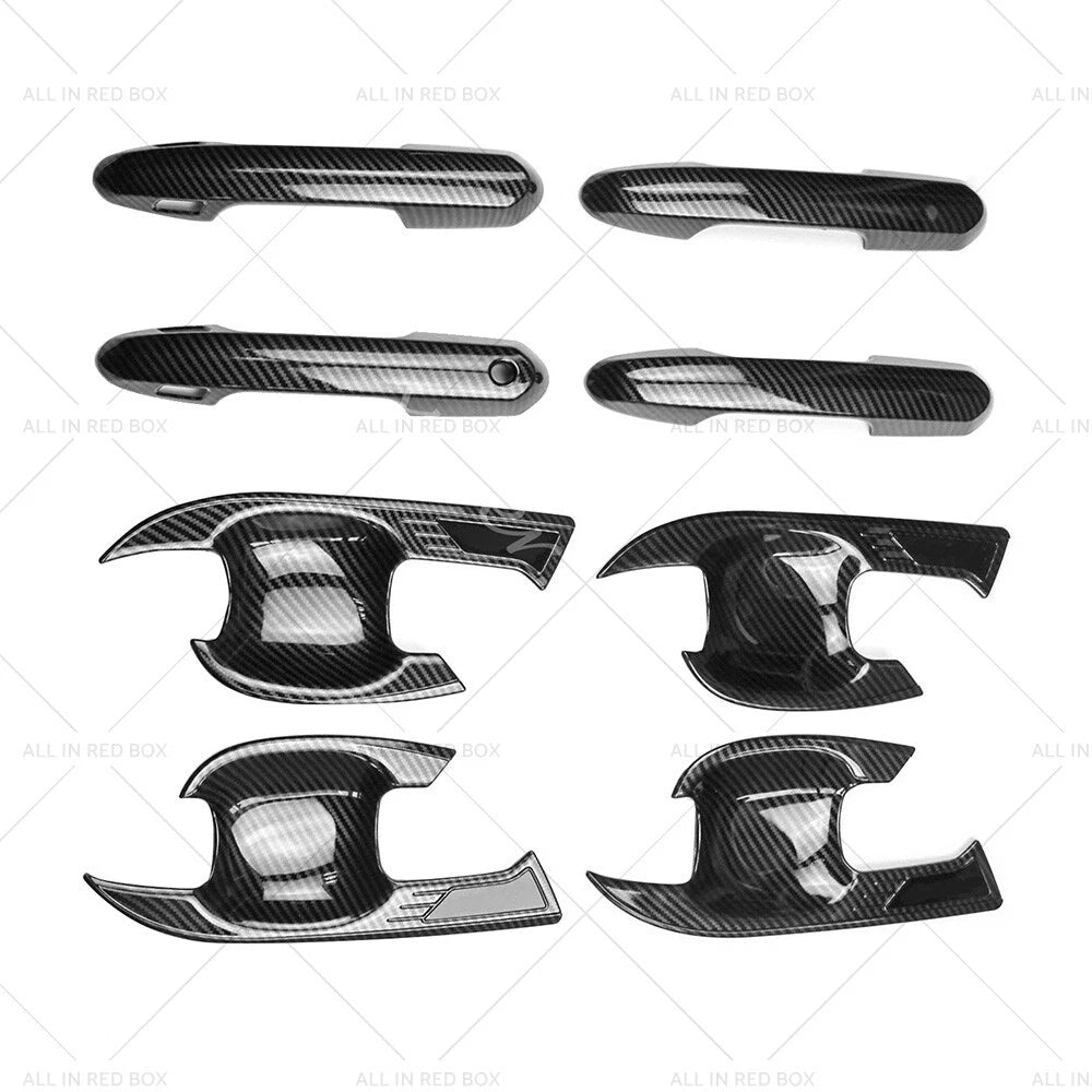 Carbon Fiber Door Handle Covers for Toyota RAV4 Hybrid (2019-2023)