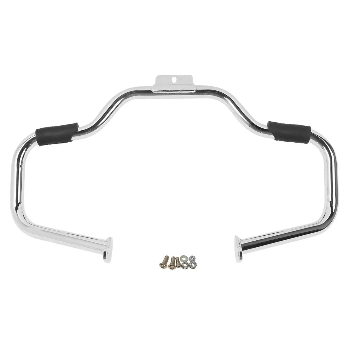 Chrome Mustache Engine Guard Crash Bar for Harley Softail Fatboy (2000-2017)