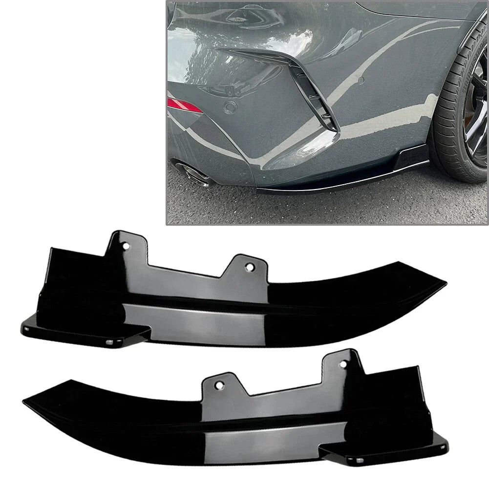 Rear Lip Wrap Spoiler for BMW 4 Series G22 G23 M Sport (2020-2023) Black