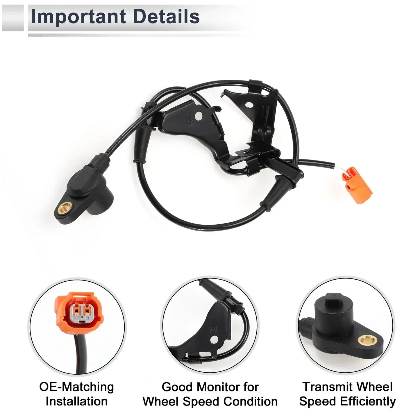 ABS Wheel Speed Sensor for Honda Civic (2006-2011) - 1 x Front Left