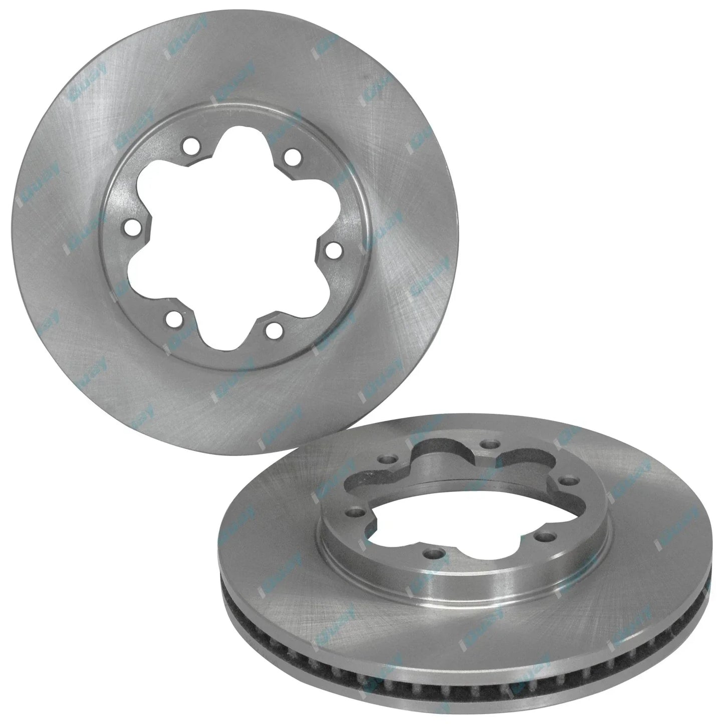 2 Front Disc Brake Rotors for Hiace TRH201 TRH221 TRH223 05~12 2.7L Petrol Van