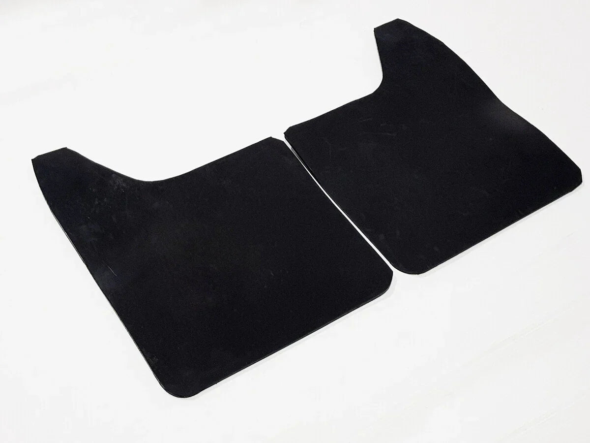 Front Mud Flaps Splash Guards for Holden TF Rodeo Isuzu 88-97 (Black Rubber)