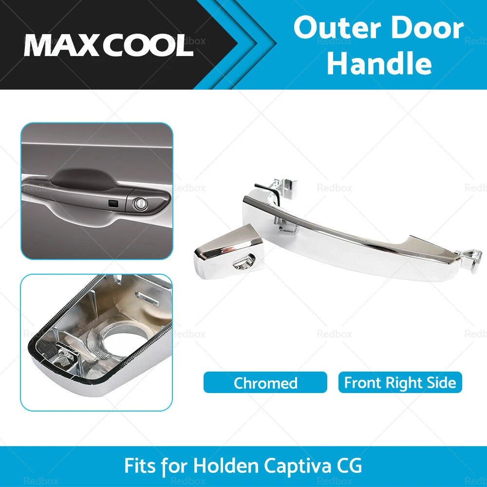 RH Front Outer Door Handle Chrome for Holden Captiva (2006-2018)