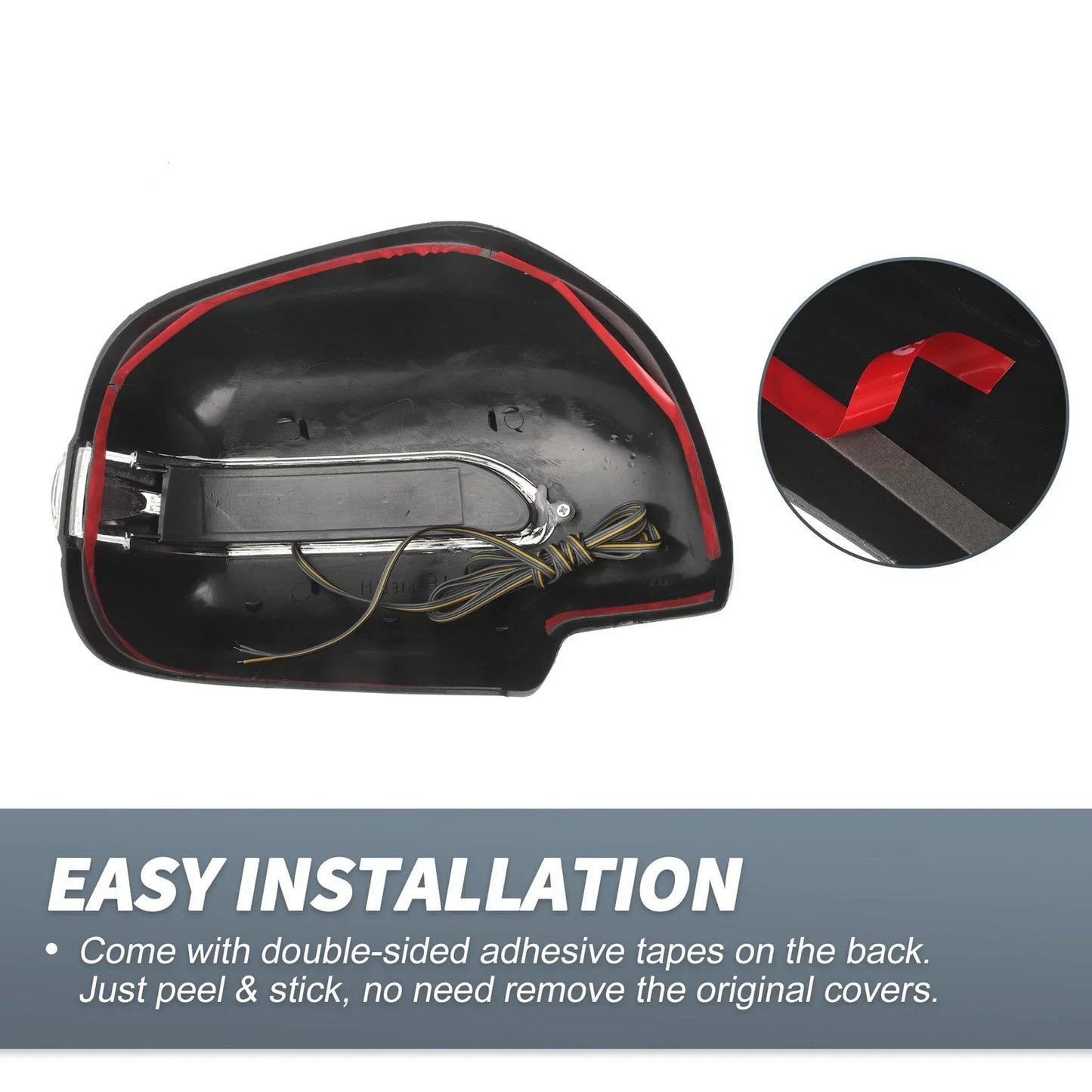 Rearview Mirror Cover Overlay Matte Black for Lexus RX330 RX300 RX350 (2003)