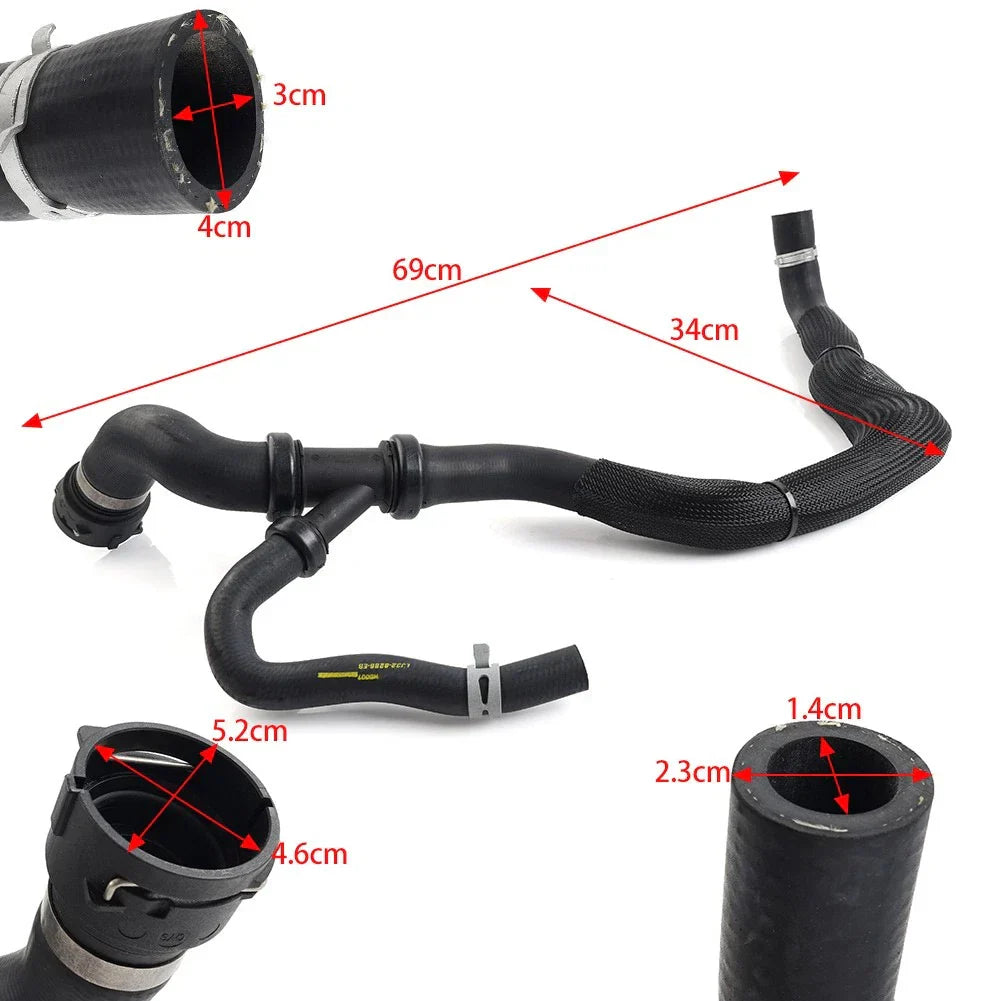 Downpipe Radiator Coolant Water Pipe for Land Rover Range Rover Evoque (2012-2021)