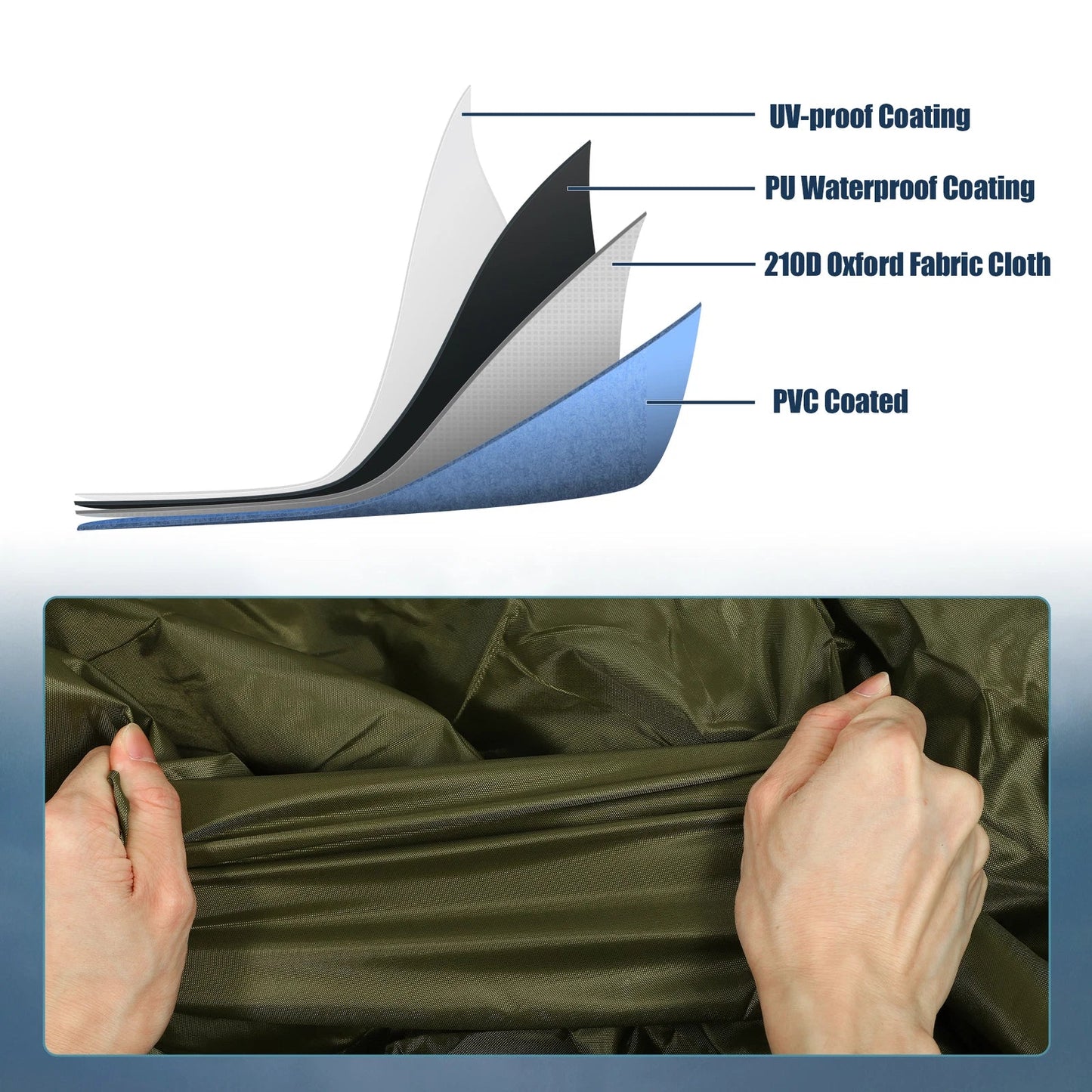 Waterproof UTV Cover for Kawasaki & Can-Am 4-6 Seater ( Specified)