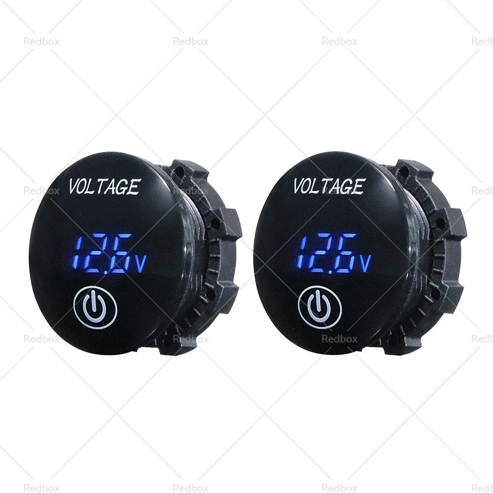 Volt Gauge Voltage Meter 12V-24V LED Digital Display for Car Panel
