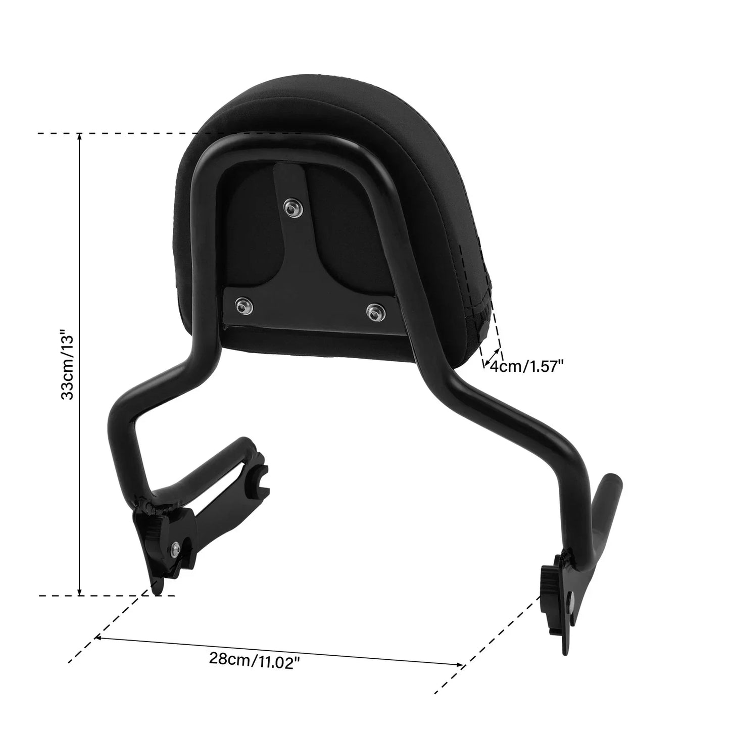 Sissy Bar Passenger Backrest for BMW R18 Classic (2020-2024) Black