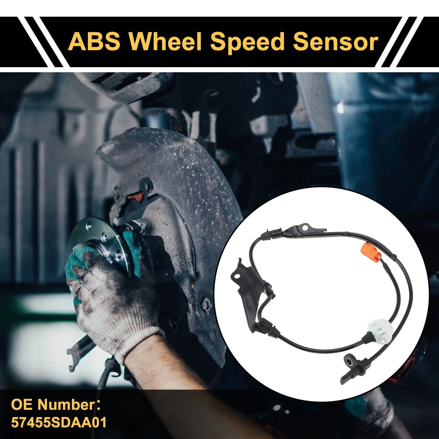 ABS Wheel Speed Sensor for Honda Accord Front Left (2003-2007)