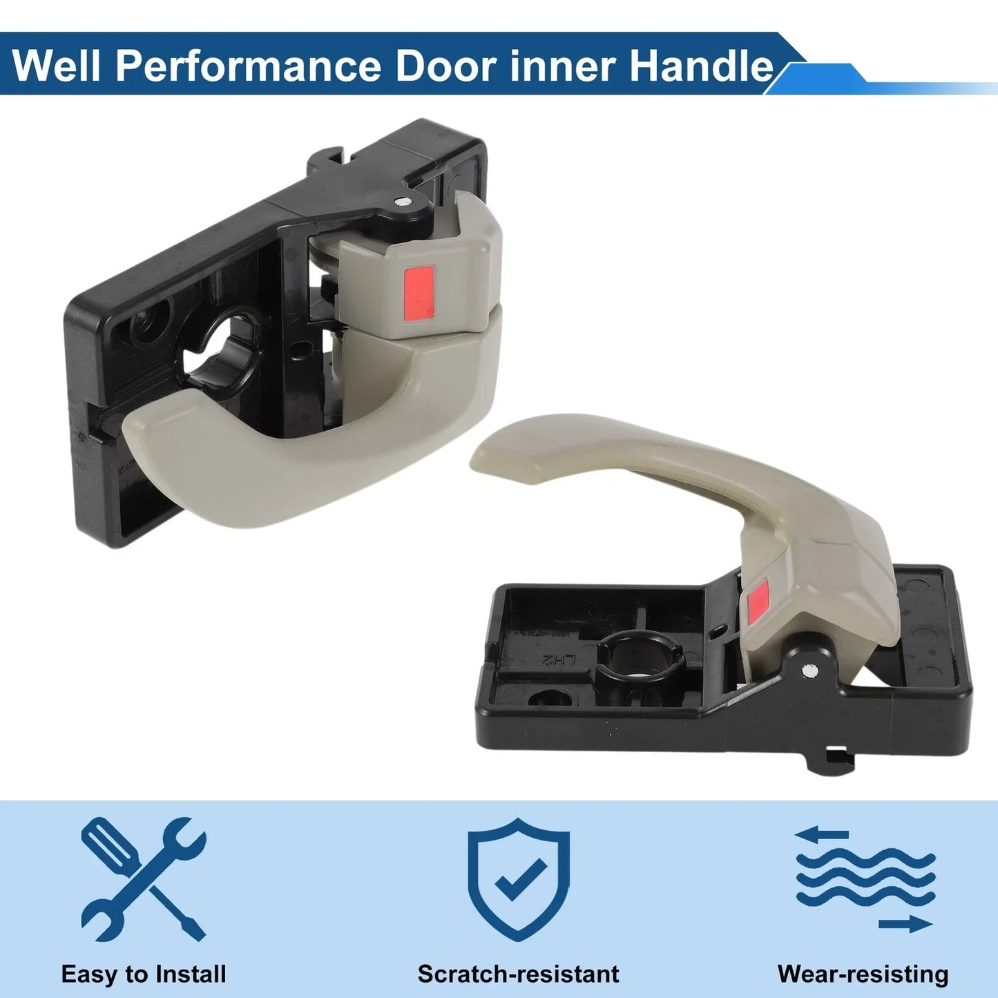 Driver Side Interior Door Handle for Hyundai Tucson (2005-2009)