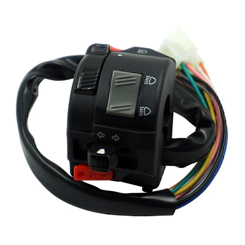 7/8" Handlebar Horn Button Turn Signal Fog Light Switch for Motorcycle