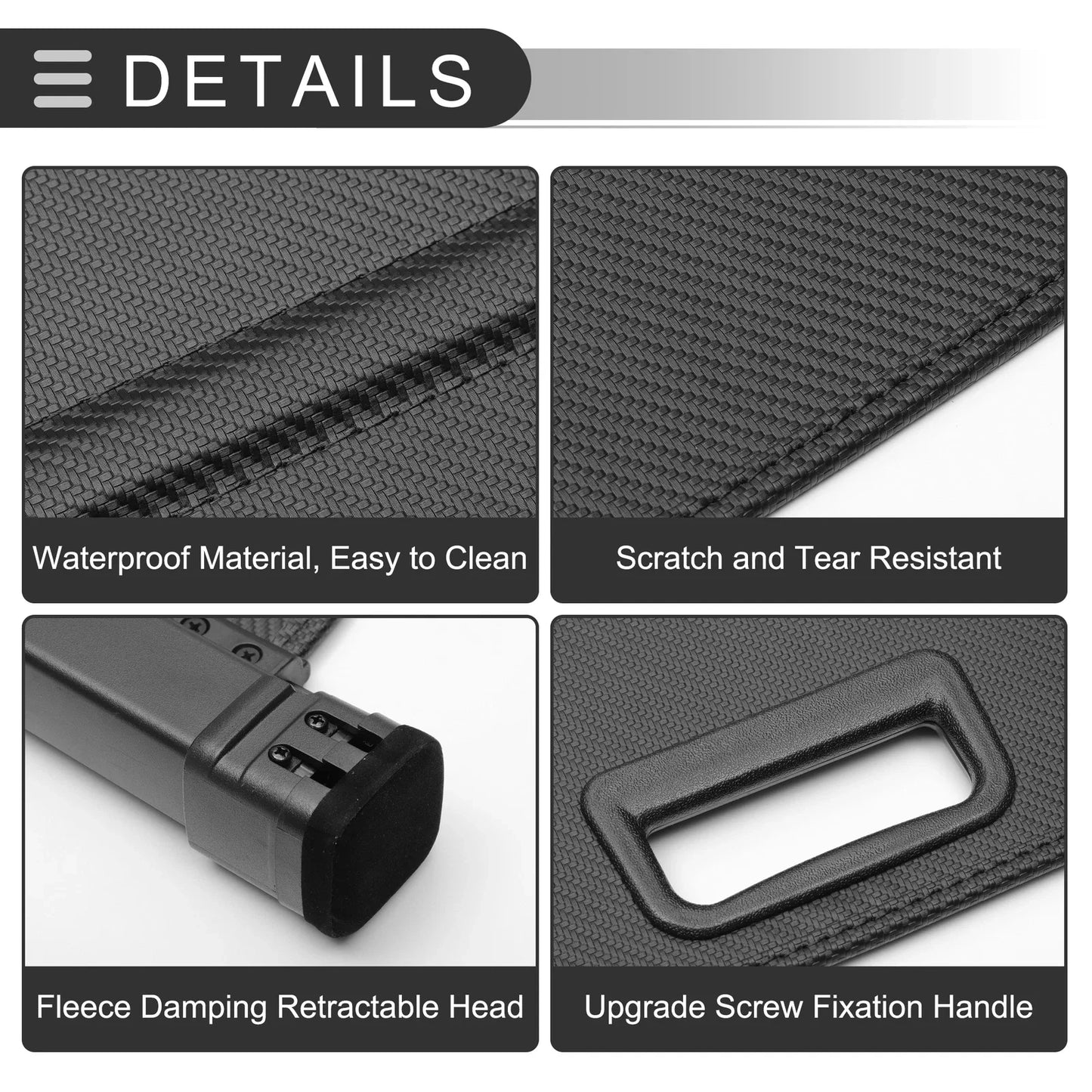 Retractable Cargo Cover for Mercedes-Benz X247 GLB200 GLB220 (2019-2023)
