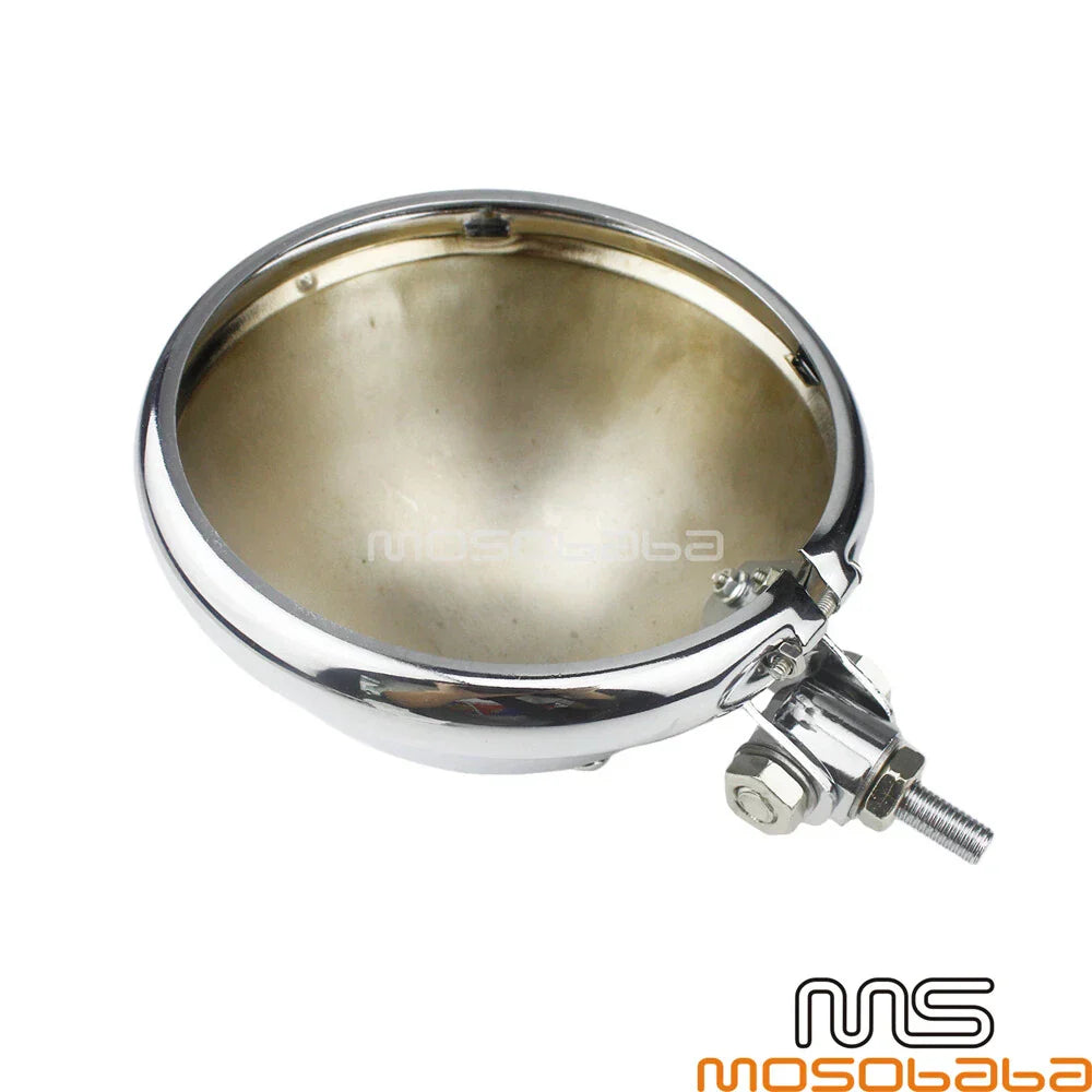 5.75" Chrome LED Headlight Housing Bucket for Harley Sportster 1200 (2004-2023)