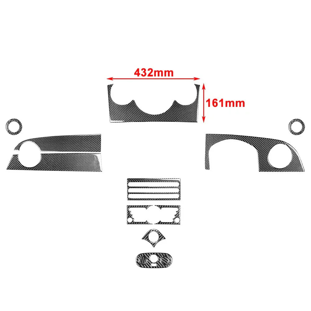 Carbon Fiber Interior Trim Kit for BMW Mini Cooper R50 R53 (2005-2006)